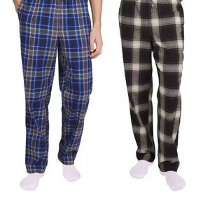 Eddie Bauer Flannel Pant, 2-Pack, Blue/ Green Men’s Size Large